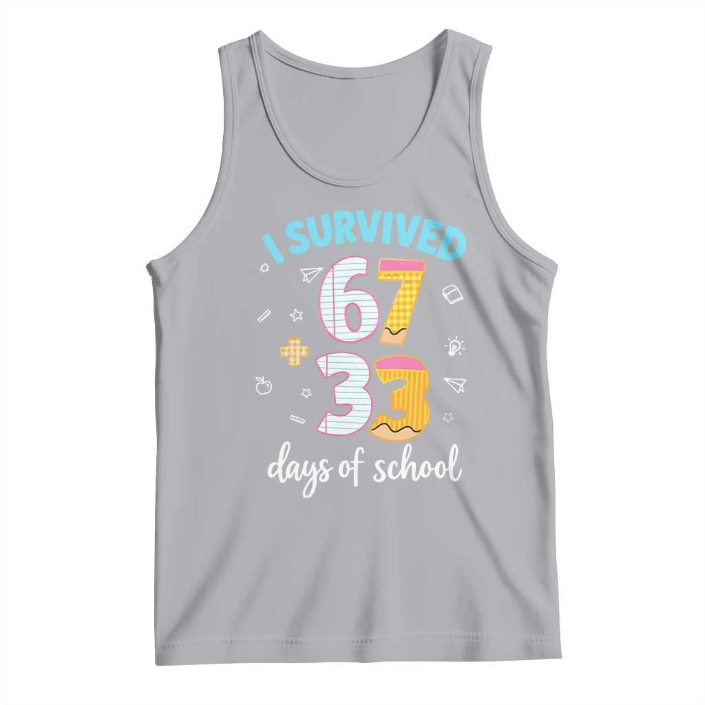 100 Days Of School 67 Funny Six Seven Meme Tank Top