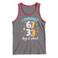 100 Days Of School 67 Funny Six Seven Meme Tank Top