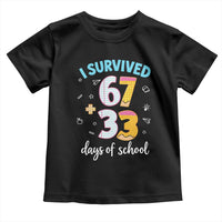 100 Days Of School 67 Funny Six Seven Meme Toddler T Shirt