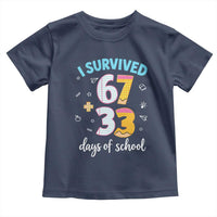 100 Days Of School 67 Funny Six Seven Meme Toddler T Shirt