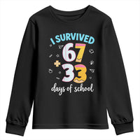 100 Days Of School 67 Funny Six Seven Meme Youth Sweatshirt