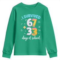 100 Days Of School 67 Funny Six Seven Meme Youth Sweatshirt