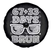 Bruh 100 Days Of School 67 Spare Tire Cover Funny Six Seven Meme Sunglasses