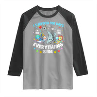 I Survived 100 Days Of School Raglan Shirt Funny Pigeon 100th Day Teacher