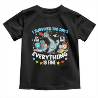 I Survived 100 Days Of School Toddler T Shirt Funny Pigeon 100th Day Teacher
