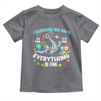 I Survived 100 Days Of School Toddler T Shirt Funny Pigeon 100th Day Teacher