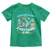 I Survived 100 Days Of School Toddler T Shirt Funny Pigeon 100th Day Teacher