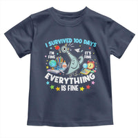 I Survived 100 Days Of School Toddler T Shirt Funny Pigeon 100th Day Teacher