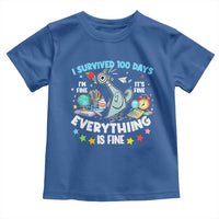 I Survived 100 Days Of School Toddler T Shirt Funny Pigeon 100th Day Teacher