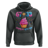 100th Day of School Girl Hoodie 67 33 100 Days Sprinkled With Fun Cupcake Six Seven Meme