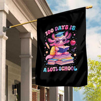 Axolotl 100 Days Of School Garden Flag 100 Days Is Alotl School
