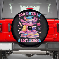 Axolotl 100 Days Of School Spare Tire Cover 100 Days Is Alotl School