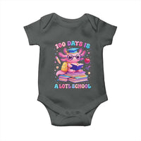 Axolotl 100 Days Of School Baby Onesie 100 Days Is Alotl School