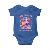 Axolotl 100 Days Of School Baby Onesie 100 Days Is Alotl School