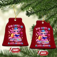 Axolotl 100 Days Of School Ceramic Ornament 100 Days Is Alotl School