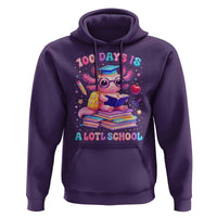 Axolotl 100 Days Of School Hoodie 100 Days Is Alotl School