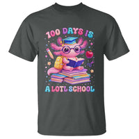 Axolotl 100 Days Of School T Shirt 100 Days Is Alotl School