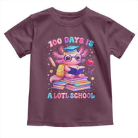 Axolotl 100 Days Of School Toddler T Shirt 100 Days Is Alotl School