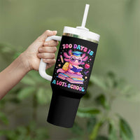 Axolotl 100 Days Of School Tumbler With Handle 100 Days Is Alotl School