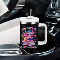 Axolotl 100 Days Of School Tumbler With Handle 100 Days Is Alotl School