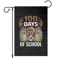 Deer 100 Days Of School Garden Flag Camo Bucked 100 Days Smarter