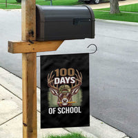 Deer 100 Days Of School Garden Flag Camo Bucked 100 Days Smarter