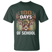 Deer 100 Days Of School T Shirt Camo Bucked 100 Days Smarter