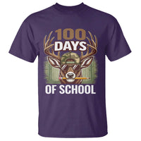 Deer 100 Days Of School T Shirt Camo Bucked 100 Days Smarter