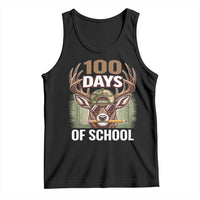 Deer 100 Days Of School Tank Top Camo Bucked 100 Days Smarter
