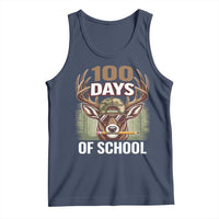 Deer 100 Days Of School Tank Top Camo Bucked 100 Days Smarter