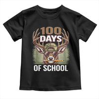 Deer 100 Days Of School Toddler T Shirt Camo Bucked 100 Days Smarter