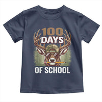 Deer 100 Days Of School Toddler T Shirt Camo Bucked 100 Days Smarter