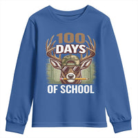 Deer 100 Days Of School Youth Sweatshirt Camo Bucked 100 Days Smarter