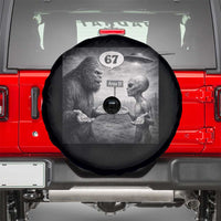 Funny 67 Meme Bigfoot Alien Spare Tire Cover Six Seven Sasquatch Area 51 UFO Conspiracy