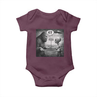 Funny 67 Meme Bigfoot Alien Baby Onesie Six Seven Sasquatch Area 51 UFO Conspiracy