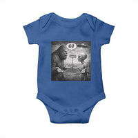 Funny 67 Meme Bigfoot Alien Baby Onesie Six Seven Sasquatch Area 51 UFO Conspiracy