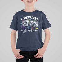 I Survived 67 33 100 Days of School T Shirt For Kid Funny 100th Day of School Flowers