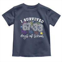 I Survived 67 33 100 Days of School Toddler T Shirt Funny 100th Day of School Flowers