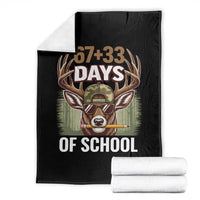 100 Days Of School Throw Blanket Funny 67 Six Seven Meme Deer School