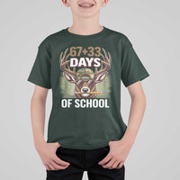 100 Days Of School T Shirt For Kid Funny 67 Six Seven Meme Deer School