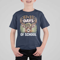 100 Days Of School T Shirt For Kid Funny 67 Six Seven Meme Deer School
