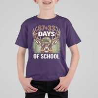 100 Days Of School T Shirt For Kid Funny 67 Six Seven Meme Deer School
