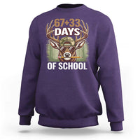 100 Days Of School Sweatshirt Funny 67 Six Seven Meme Deer School
