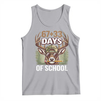 100 Days Of School Tank Top Funny 67 Six Seven Meme Deer School