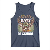 100 Days Of School Tank Top Funny 67 Six Seven Meme Deer School
