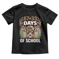 100 Days Of School Toddler T Shirt Funny 67 Six Seven Meme Deer School