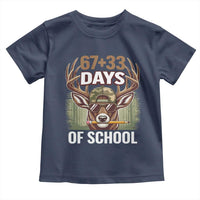 100 Days Of School Toddler T Shirt Funny 67 Six Seven Meme Deer School