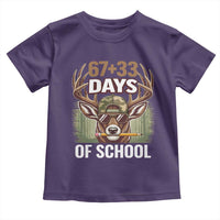 100 Days Of School Toddler T Shirt Funny 67 Six Seven Meme Deer School