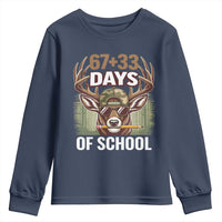 100 Days Of School Youth Sweatshirt Funny 67 Six Seven Meme Deer School
