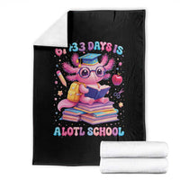 Axolotl 100 Days Of School Throw Blanket 100 Days Is Alotl School 67 33 Six Seven Meme